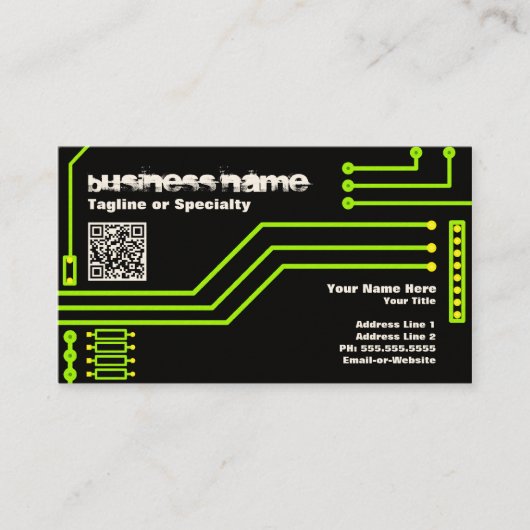 CPU v.3 mit qr Code Visitenkarte (Vorderseite)