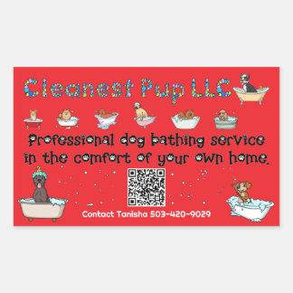 CPup-Aufkleber Rechteckiger Aufkleber