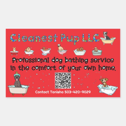 CPup-Aufkleber Rechteckiger Aufkleber (Vorderseite)