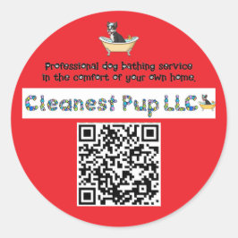 CPup-Aufkleber Runder Aufkleber