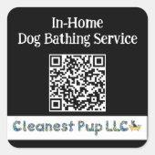 CPup-Blindaufkleber Quadratischer Aufkleber (Vorderseite)