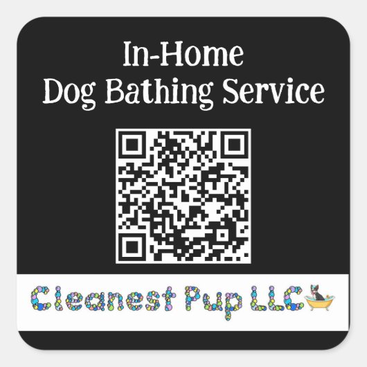 CPup-Blindaufkleber Quadratischer Aufkleber (Vorderseite)