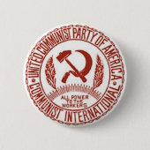 CPUSA Logo-Knopf Button (Vorderseite)