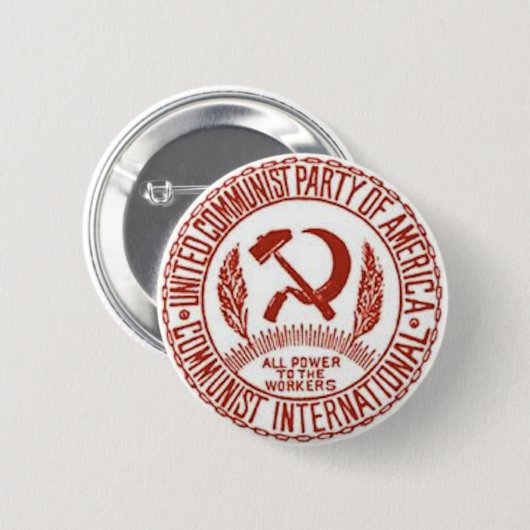 CPUSA Logo-Knopf Button (Vorne & Hinten)