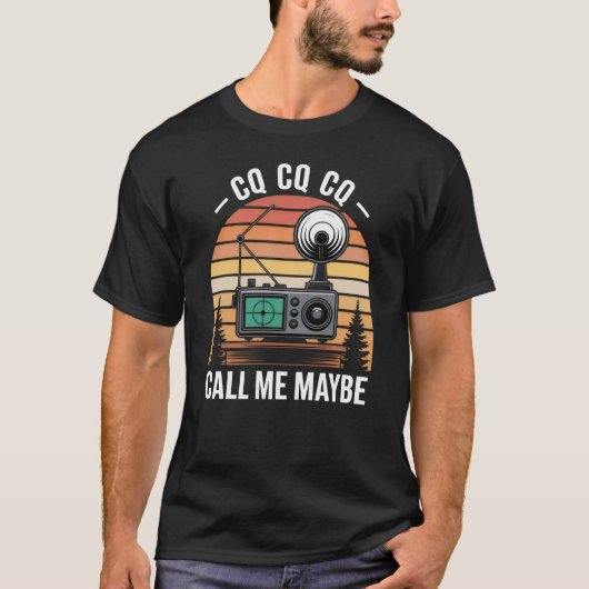CQ Call Me Maybe - Ham Radio T-Shirt (Vorderseite)