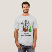 CQ CQ Frohe Weihnachts-Ham Radio T - Shirt (Vorne ganz)