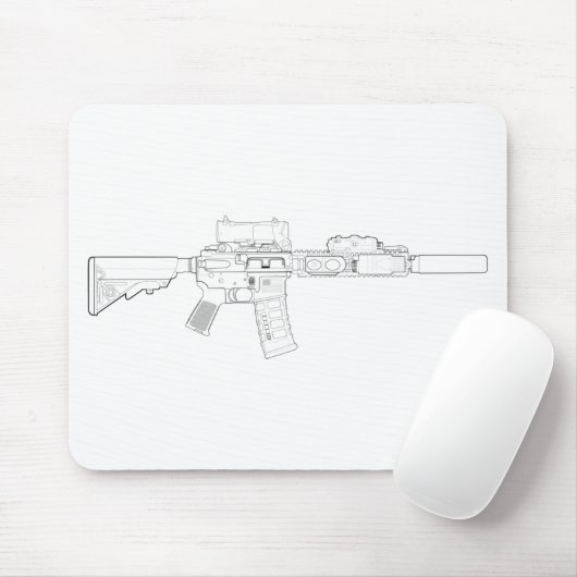 CQBR MK18 Mod 0 Mousepad (Mit Mouse)