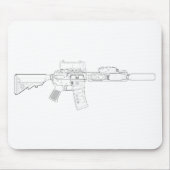 CQBR MK18 Mod 0 Mousepad (Vorne)