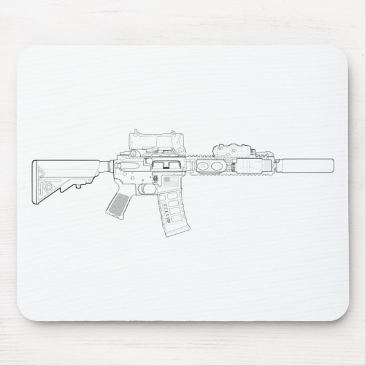 CQBR MK18 Mod 0 Mousepad (Vorne)