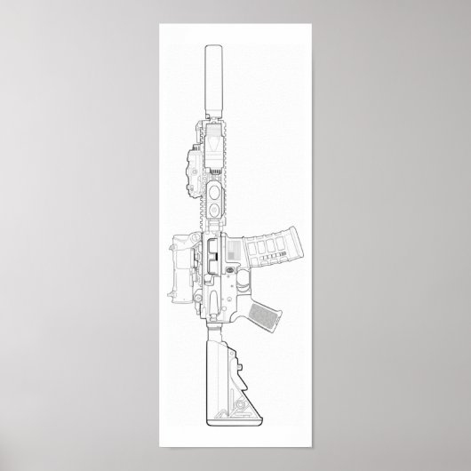 CQBR MK18 Mod 0 Poster (Vorne)