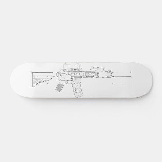CQBR MK18 Mod 0 Skateboard (Horizontal)