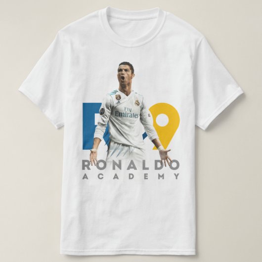 CR7 Ronaldo Academy Football T-Shirt ⚽ (Design vorne)