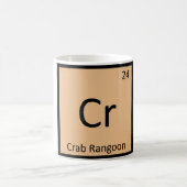Cr. Crab Rangoon Appetizer Chemistry Symbol Kaffeetasse (Mittel)