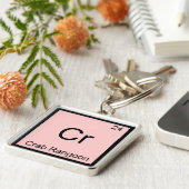 Cr - Crab Rangoon Funny Chemistry Element Symbol Schlüsselanhänger (Seite)