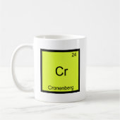 Cr - Cronenberg Funny Chemistry Element Symbol T-S Kaffeetasse (Links)