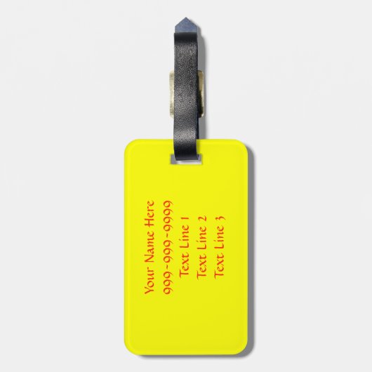 CR lustiger Enten-Gesichts-Gepäckanhänger Gepäckanhänger (Rückseite vertikal)