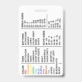 CR NamensAbzeichen Ausweis (Rückseite)