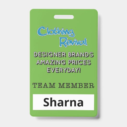 CR NamensAbzeichen Ausweis (Vorderseite)