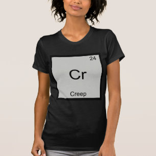 Cr - T-Shirt für das Symbol für das Creep Funny Ch