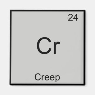 Cr - T-Shirt für das Symbol für das Creep Funny Ch Magnet