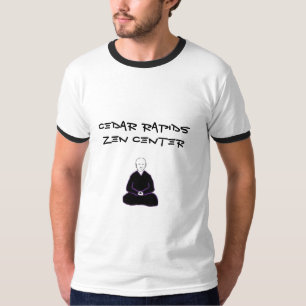 CR Zen-Mitte mit kurzer Hülse Buddha-Zitats T-Shirt
