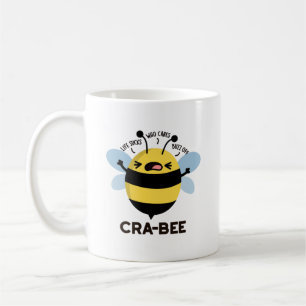 Cra-bee Funny Crabby Bee Pun Kaffeetasse