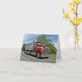 CRA Dump Truck Note Card Karte (Gelbe Blume)