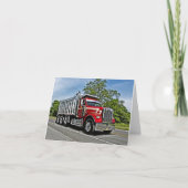 CRA Dump Truck Note Card Karte (Vorderseite)