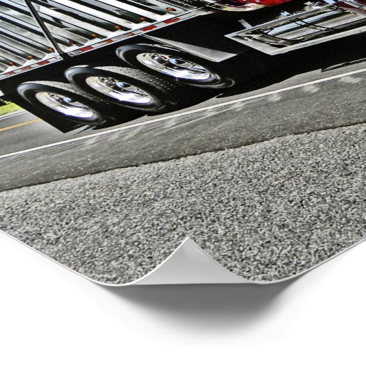 CRA Dump Truck Poster (Ecke)