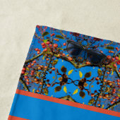 Crab Äpfel und Blue Sky Geometric Strandtuch (Beispiel)