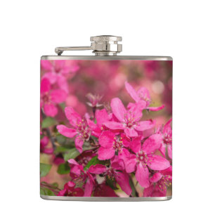 Crab Apple Blooms Flachmann