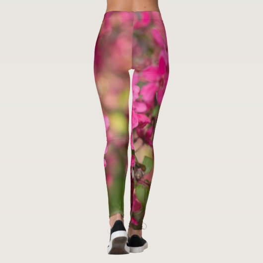 Crab Apple Blooms Leggings (Rückseite)