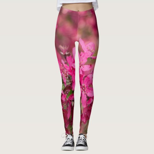 Crab Apple Blooms Leggings (Vorderseite)