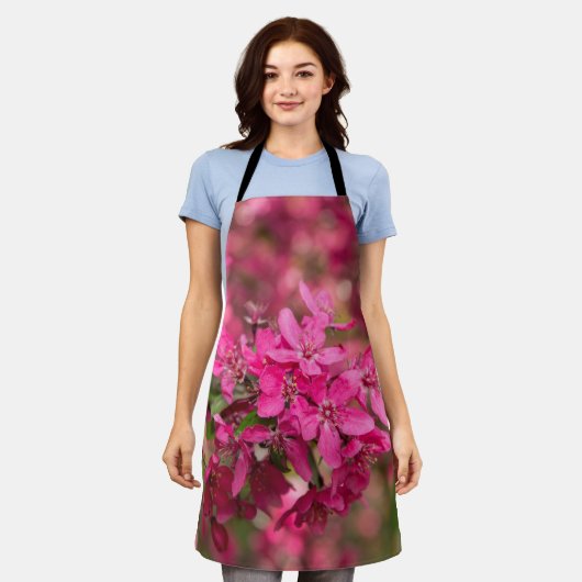 Crab Apple Blooms Schürze (Getragen)
