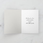 Crab Apple blüht Sympathiekarte Karte (Innenseite)