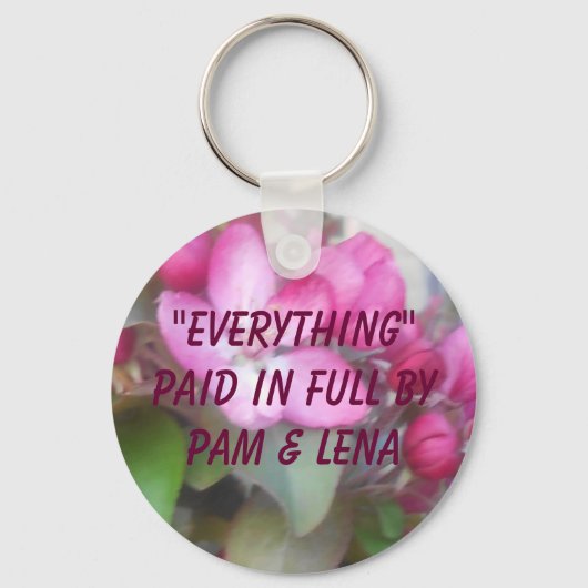 Crab Apple Design Schlüsselanhänger (Vorderseite)