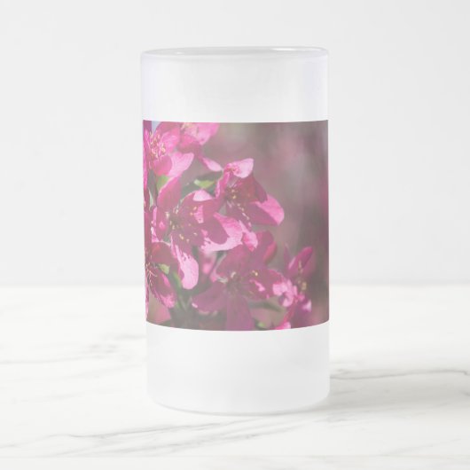 Crab Apple Shadows Mattierte Glass Ber Tasse (Mittel)