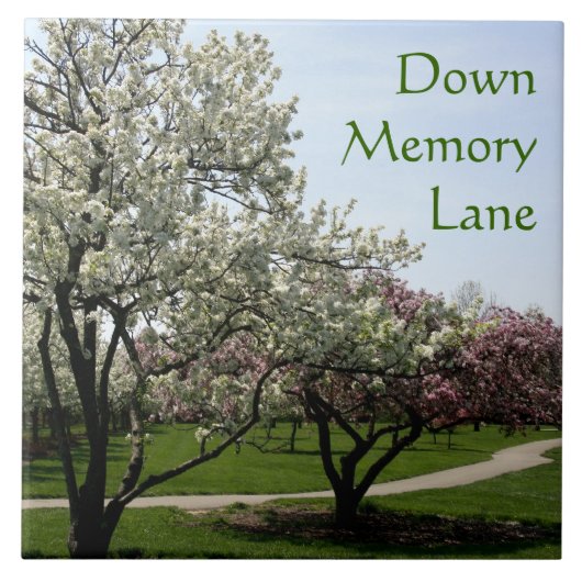 Crab Apple Trees Fliese (Vorderseite)