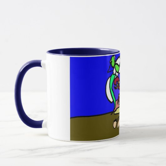 Crab art tasse (Links)