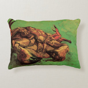 Crab auf dem Rücken von Vincent van Gogh Dekokissen