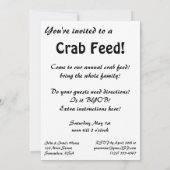 Crab auf dem Rücken von Vincent van Gogh Einladung (Rückseite)