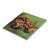Crab auf dem Rücken von Vincent van Gogh Fliese (Seite)