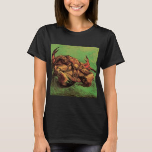 Crab auf dem Rücken von Vincent van Gogh T-Shirt