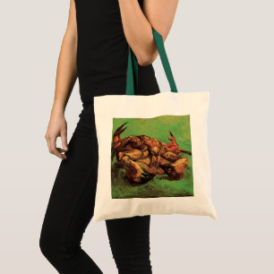 Crab auf dem Rücken von Vincent van Gogh Tragetasche