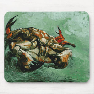 Crab auf der Rückseite (F605) Van Gogh Fine Art Mousepad