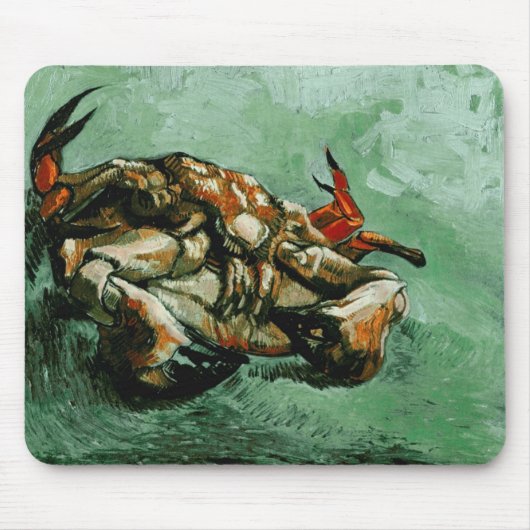 Crab auf der Rückseite (F605) Van Gogh Fine Art Mousepad (Vorne)