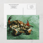 Crab auf der Rückseite (F605) Van Gogh Fine Art Postkarte (Vorne/Hinten)