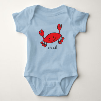 Crab Baby Bodysuit und One-Piece (mit Base) Baby Strampler