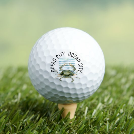 CRAB Beach Küste OCEAN CITY Golfball (Insitu T-Shirt)