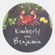 Crab Beach Tropical Palm String Lights